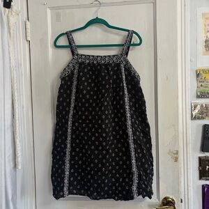 Old Navy Black and White Textured Dress